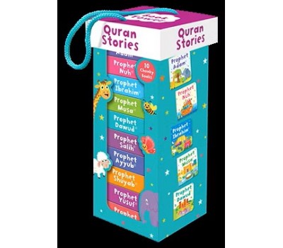 QURAN STORIES BOOK TOWER (Set Of 10 Chunky Board Books)